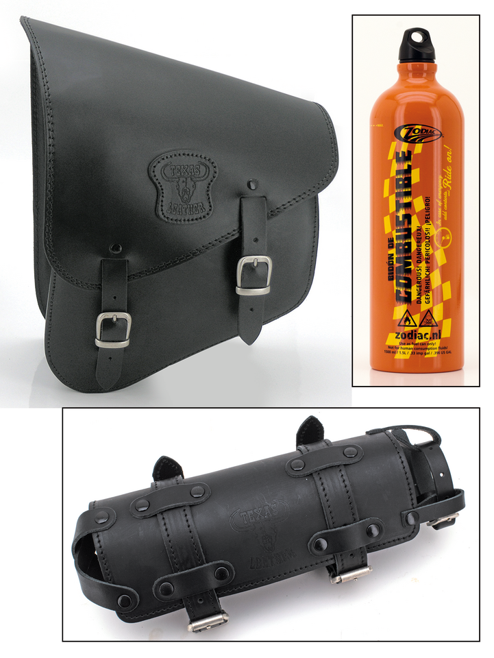 Texas Leather Softail Swing Arm Bags – Luggage