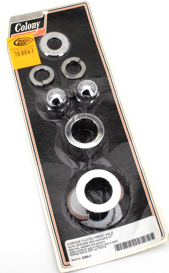 Colony Axle Spacer Kits for Softail – Wheel & Tire
