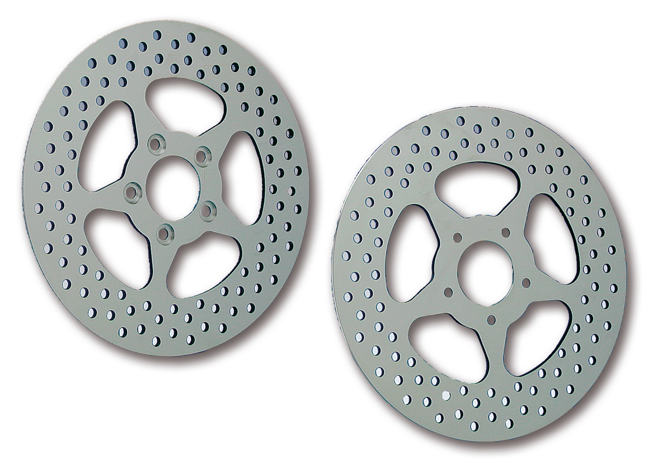 Zodiac Rev"o"lution Polished 5 Point Star Disc Brake Rotors