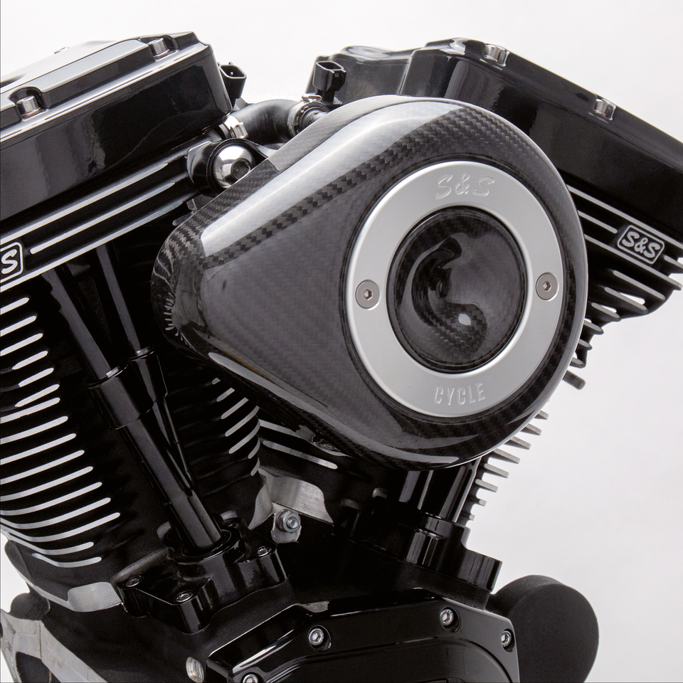 S&S Stealth Carbon Teardrop Air Cleaner – Intake