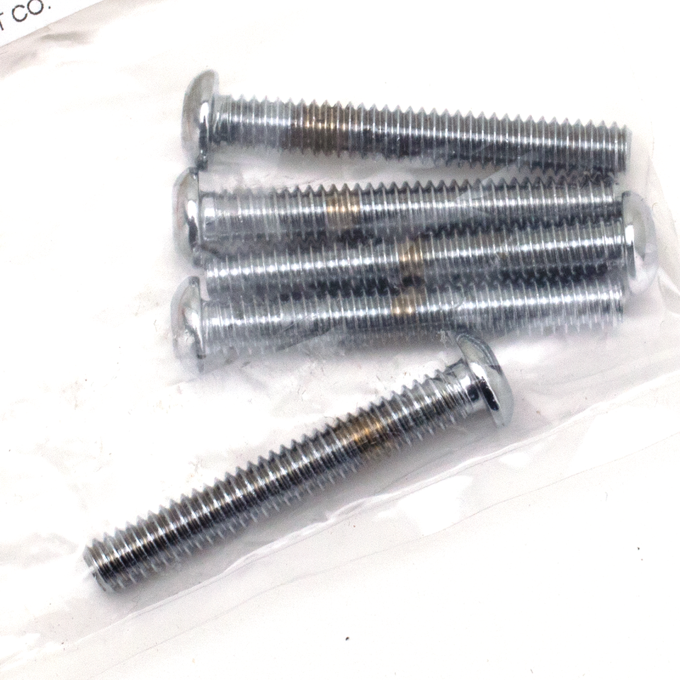 Midwest Acorn Nut Company Assortment Tray of Chrome Plated Larger Button Head Allen Screws – Hardware