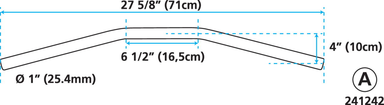 Westland Customs Genuine Zodiac One Inch Diameter Drag Bar – Handlebar