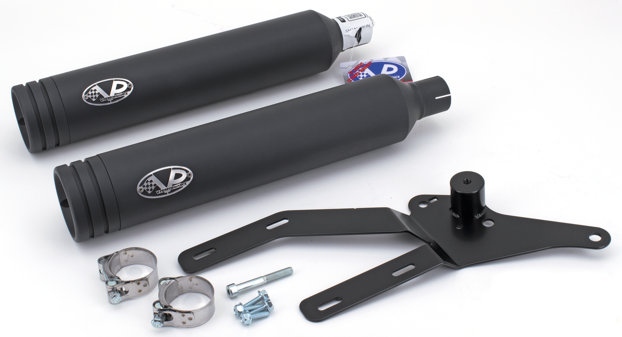 V-Performance Slip-On Mufflers for Milwaukee Eight Softail – Exhaust