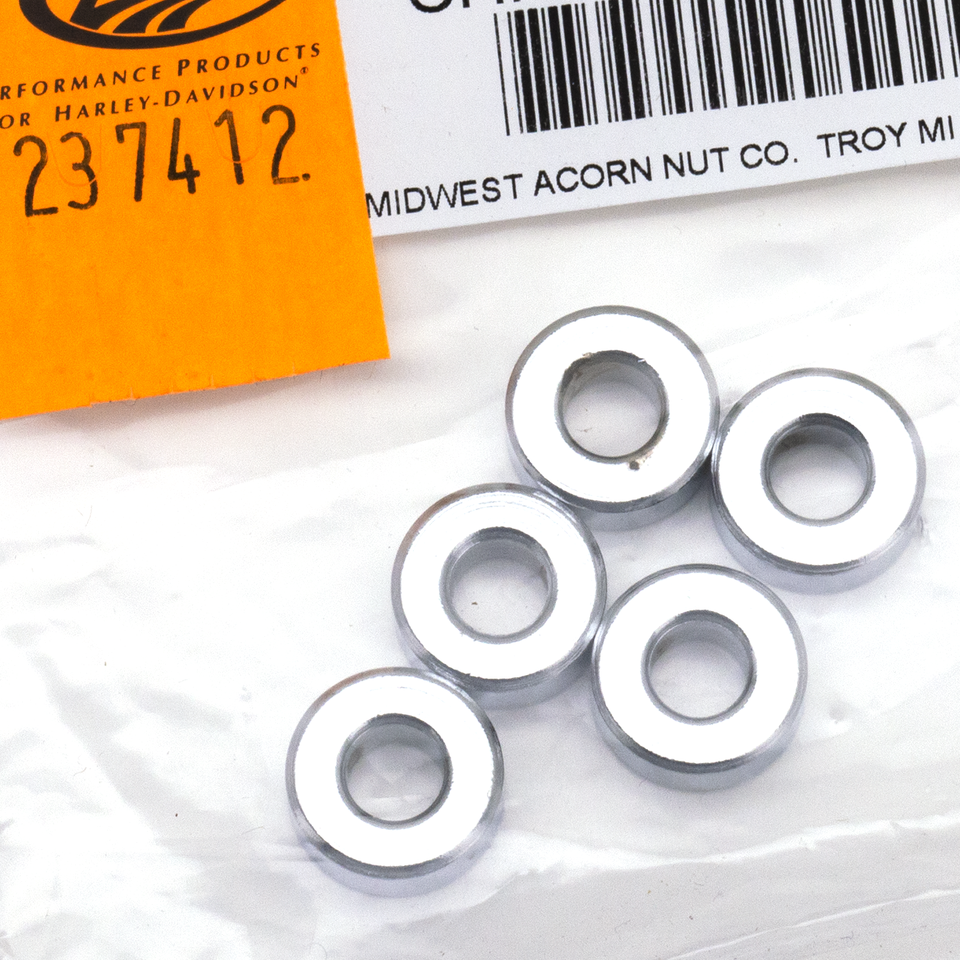 Midwest Acorn Nut Company Show Chrome Steel Spacers Assortment – Hardware