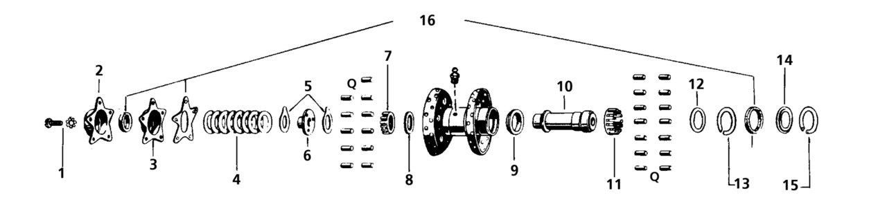 Zodiac Star Hub Replacement Parts – Wheel & Tire