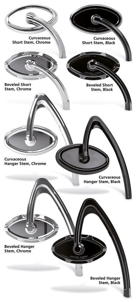 Arlen Ness Forged Billet Mirrors – Handlebar
