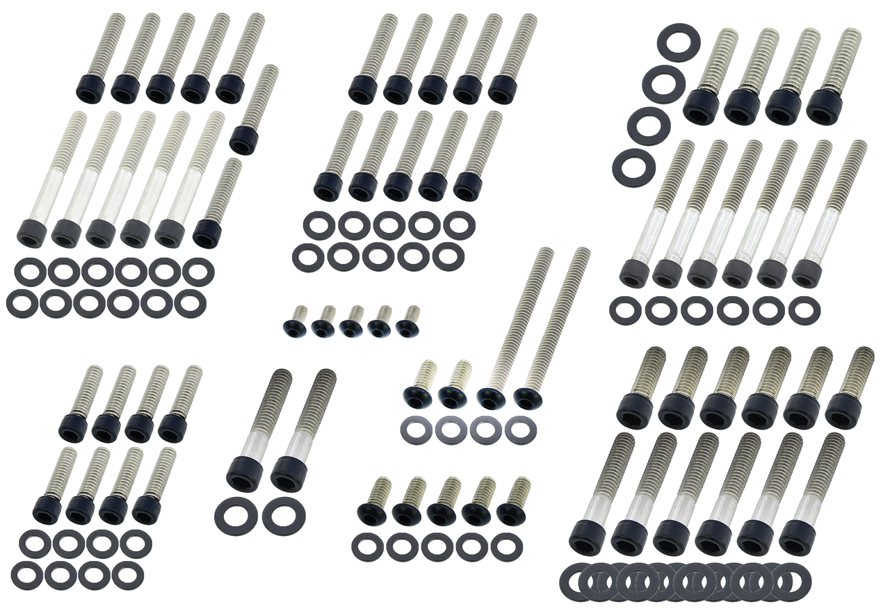 Screws4Bikes Black Stainless Steel Drivetrain Screw Kits – Hardware