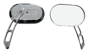 Zodiac Chrome Plated Oval Mirror – Handlebar