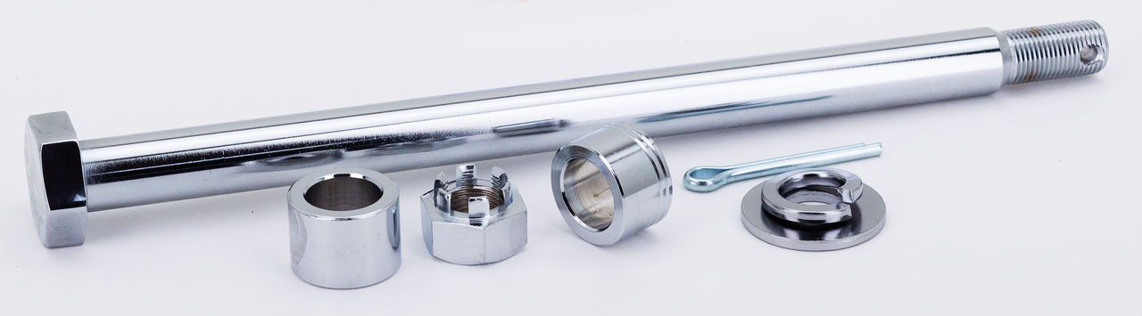 Zodiac Chrome Plated Front and Rear Axles – Wheel & Tire