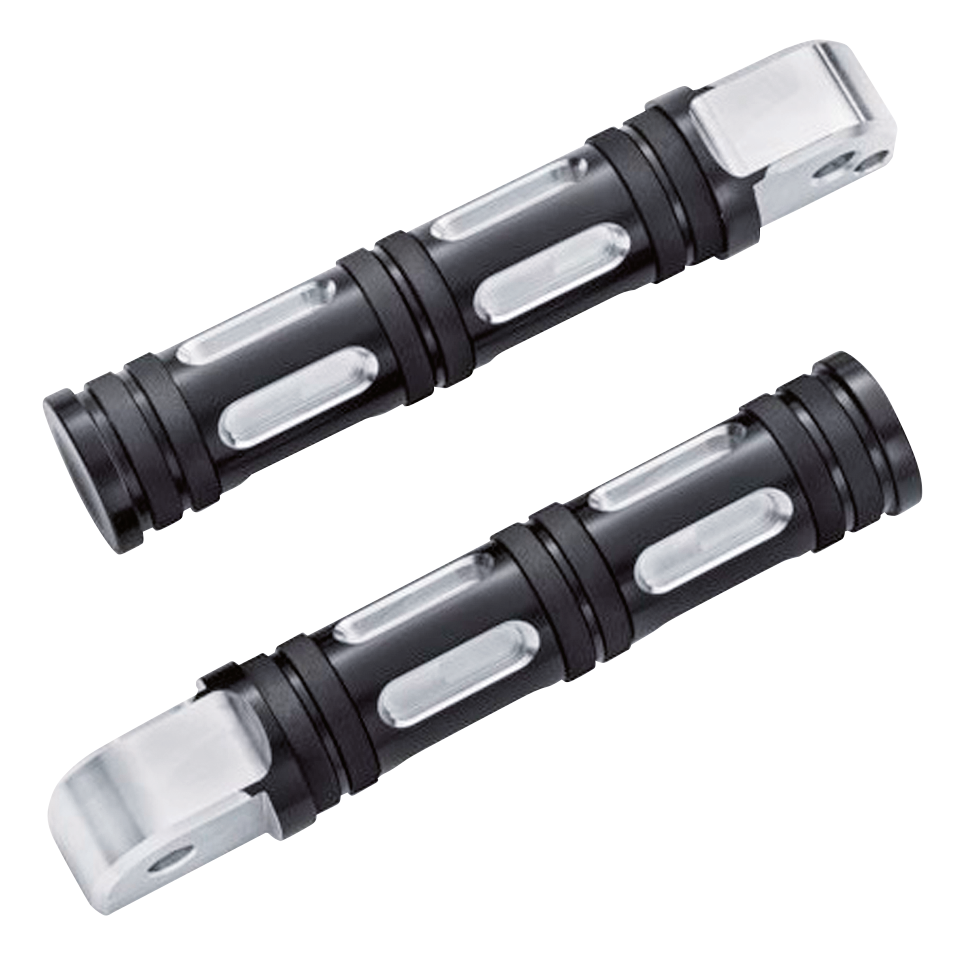 Zodiac Accent Cut Footpegs for Milwaukee Eight Softail – Foot Control
